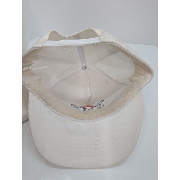 Vintage Seagrams 7 Baseball with 2 Bats Logo Men White Adj Snapback Cap Hat - Picture 9 of 9